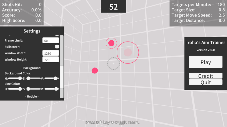 Iroha's 3D FPS Aim Trainer by irohapam