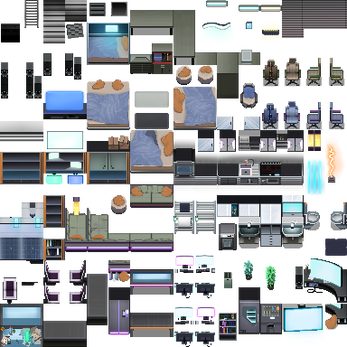 Winlu's Cyberpunk Tileset #1 By Winlu