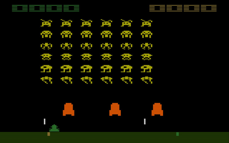 Console Atari 2600 1ère édition Française – Space Invaders, Option MOD AV