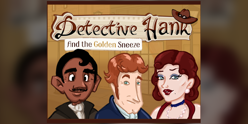 Cover image for Detective Hank and the Golden Sneeze