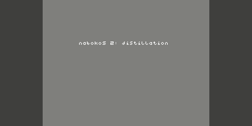 Cover image for nabokoS 2: distillation