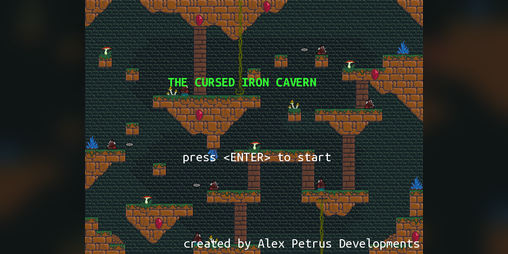 Cover image for The Cursed Iron Cavern