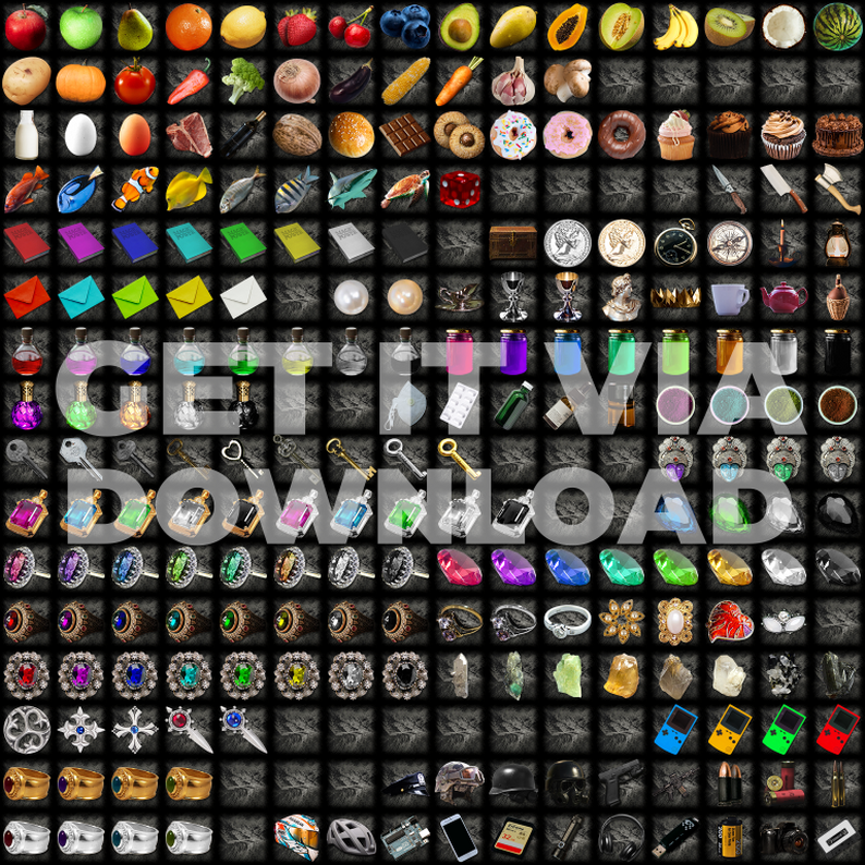 Realistic Iconset for RPG Maker by LadyLuck