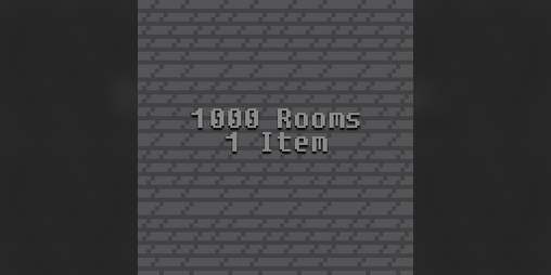 Cover image for 1000 ROOMS 1 ITEM