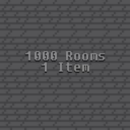 Cover image for 1000 ROOMS 1 ITEM