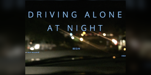 Cover image for Driving Alone at Night