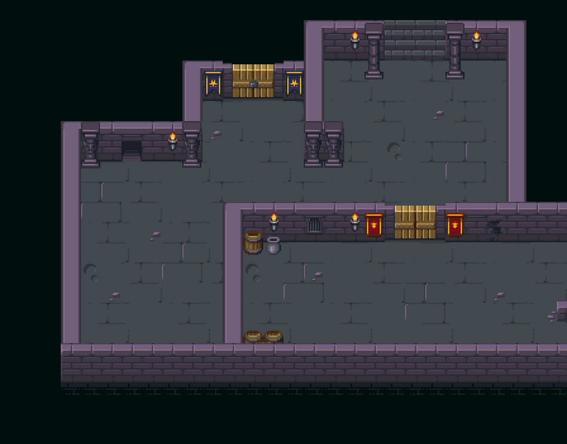 Dungeon RPG Tileset by Rekkimaru