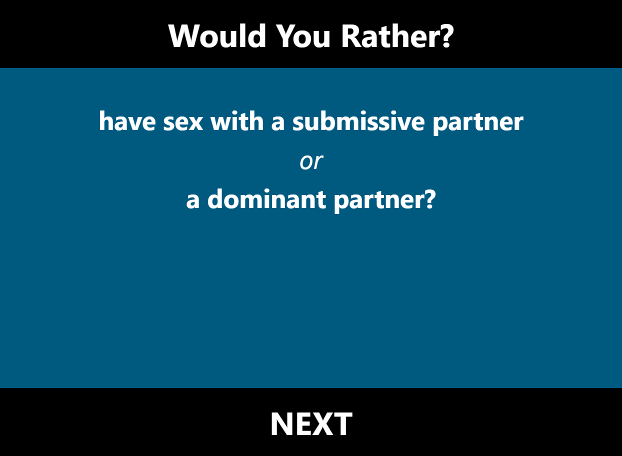 NSFW - from a Buzzfeed would you rather : r/oddlyspecific