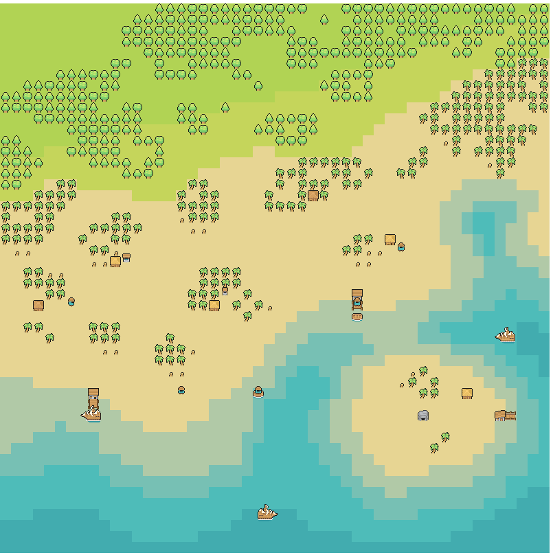 Free 16x16 Mini World Sprites by Shade, octoshrimpy