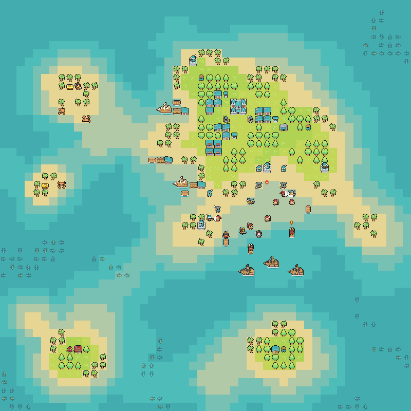 Free 16x16 Mini World Sprites by Shade, octoshrimpy