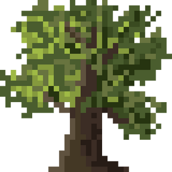 Pixilart - Tree 32x32 by cvsdxtfrcggggg
