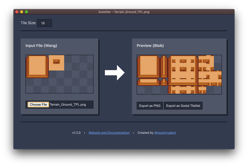 Autotiler - Autotiled TileSet Generator by @javikolog