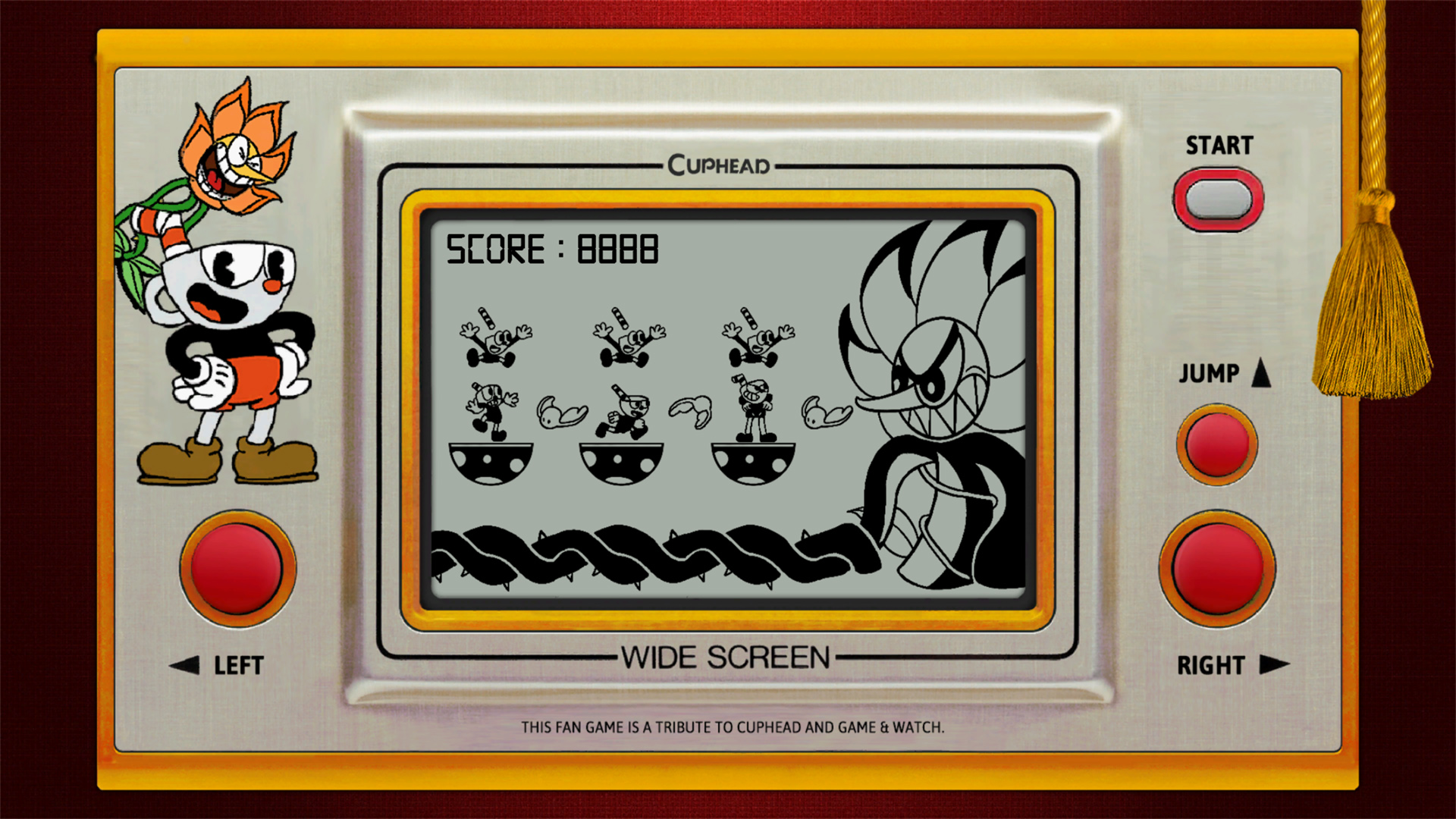 Jogo · Cuphead: Game & Watch Edition · Jogar Online Grátis