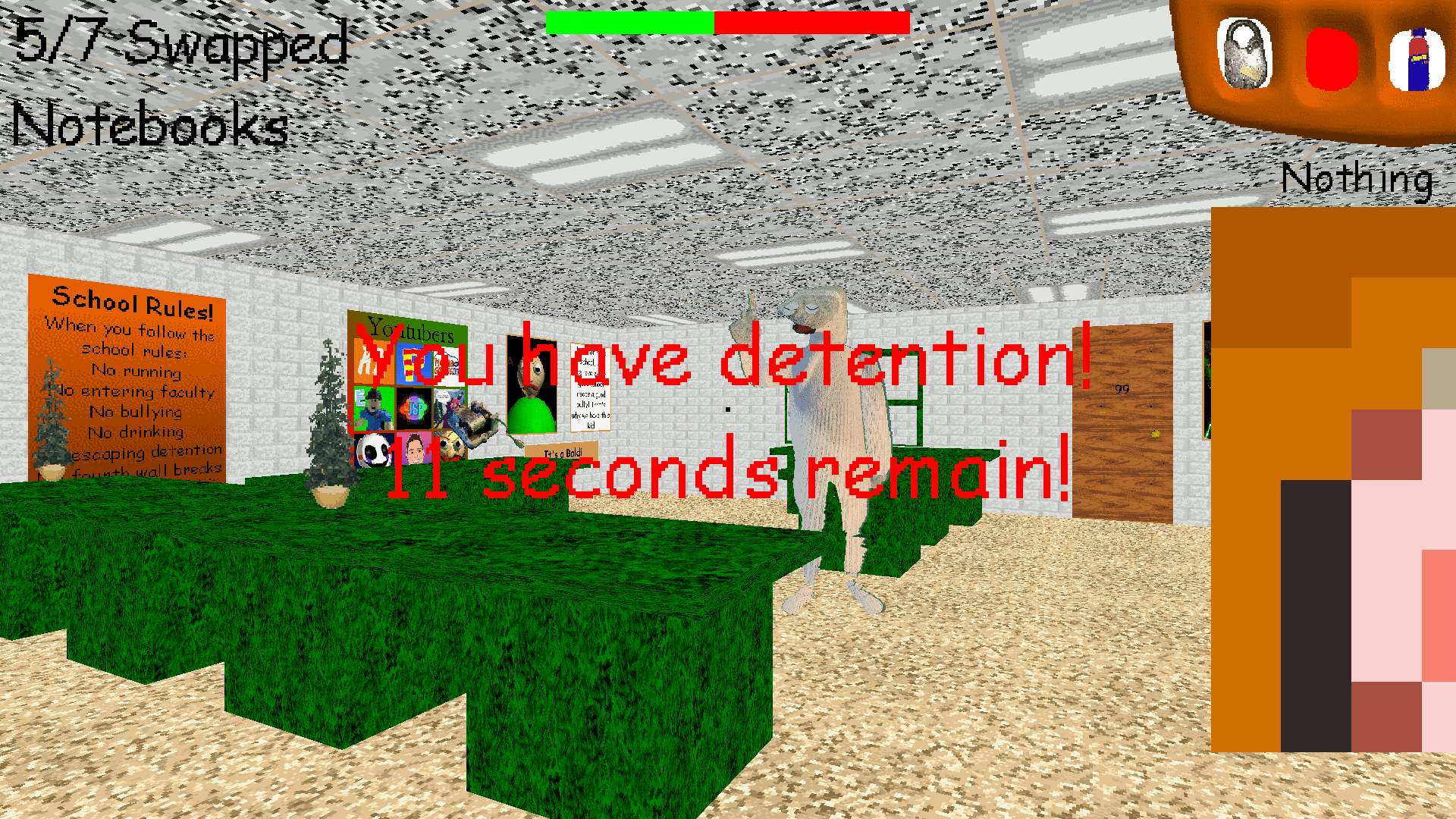 If you try to activate some cheats during boss battle in Baldi's Basics :  r/BaldisBasicsEdu