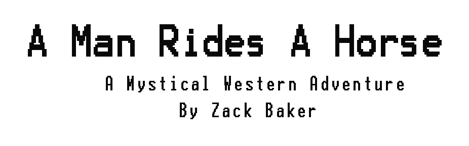 Cover image for A Man Rides a Horse