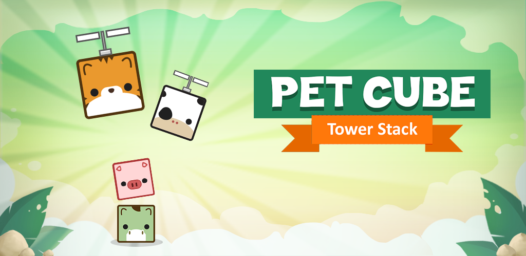 Pet Cube Tower Stack by Eligame