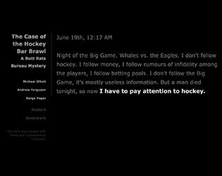 The Case of the Hockey Bar Brawl