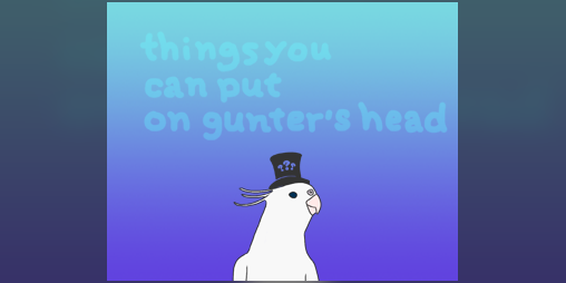 Cover image for things you can put on gunter's head