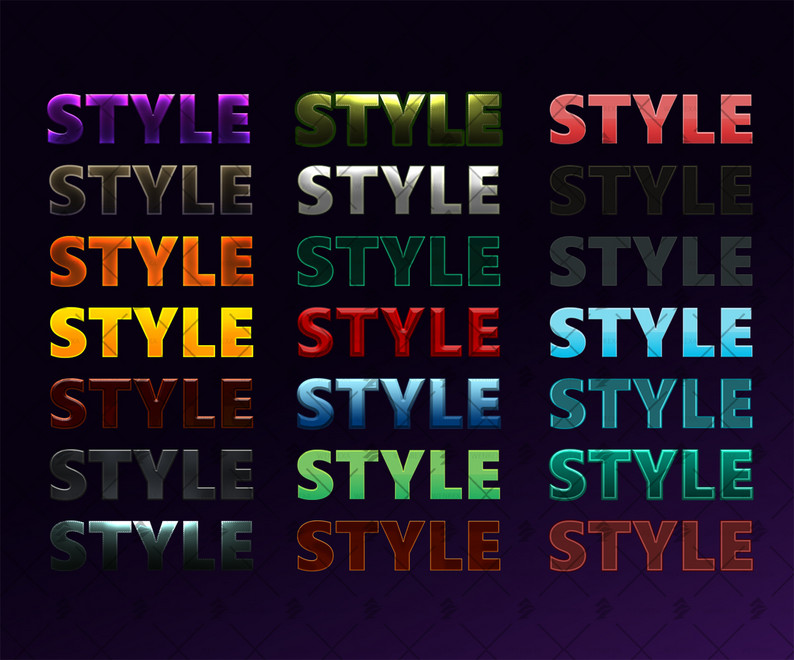 400 photoshop styles asl download