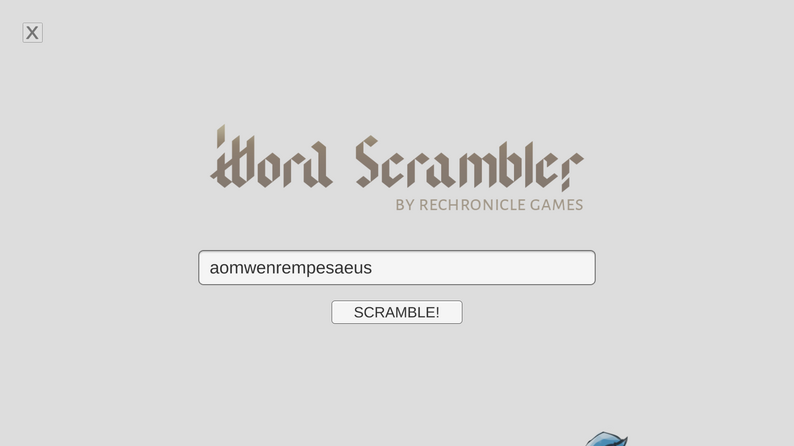 Word Scrambler by rechronicle