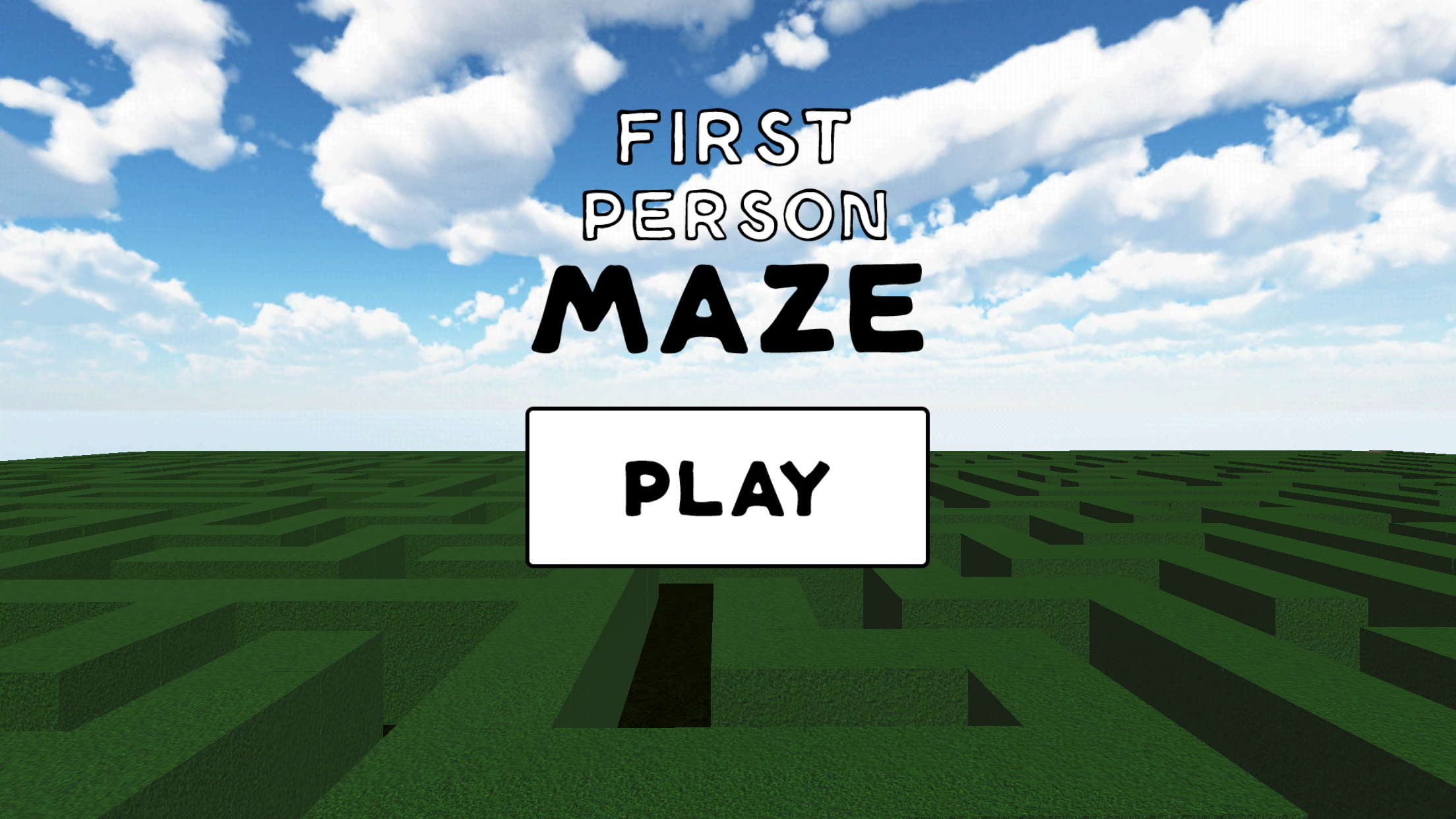 First Person Maze by jjj123321