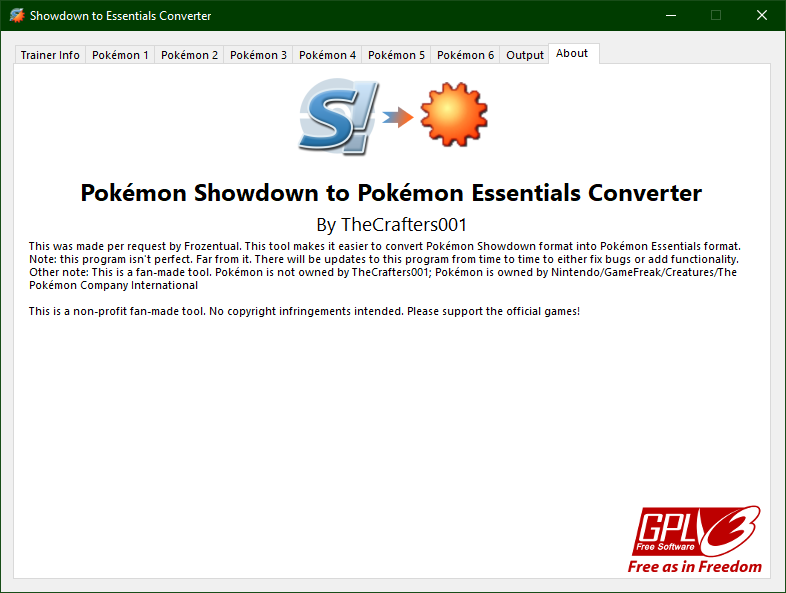 Showdown to Essentials Converter