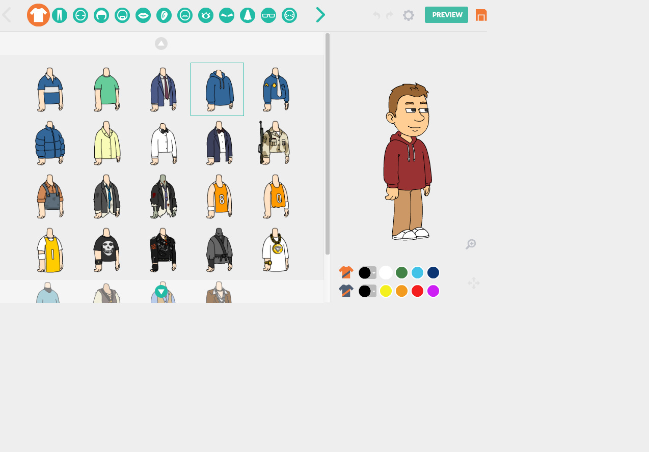 Goanimate character creator comedy world