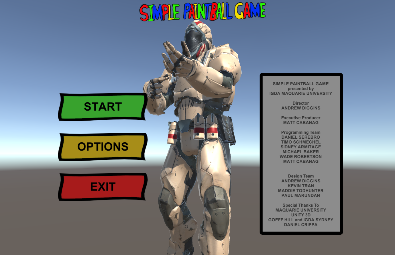 Simple Paintball Game