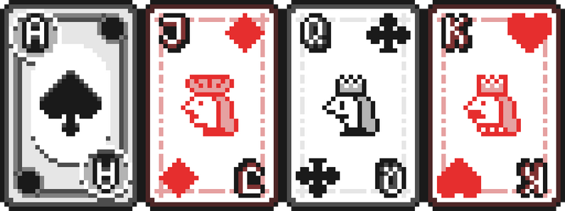 [FREE] Base Pixel Playing Card Set - by Yewbi by unbent