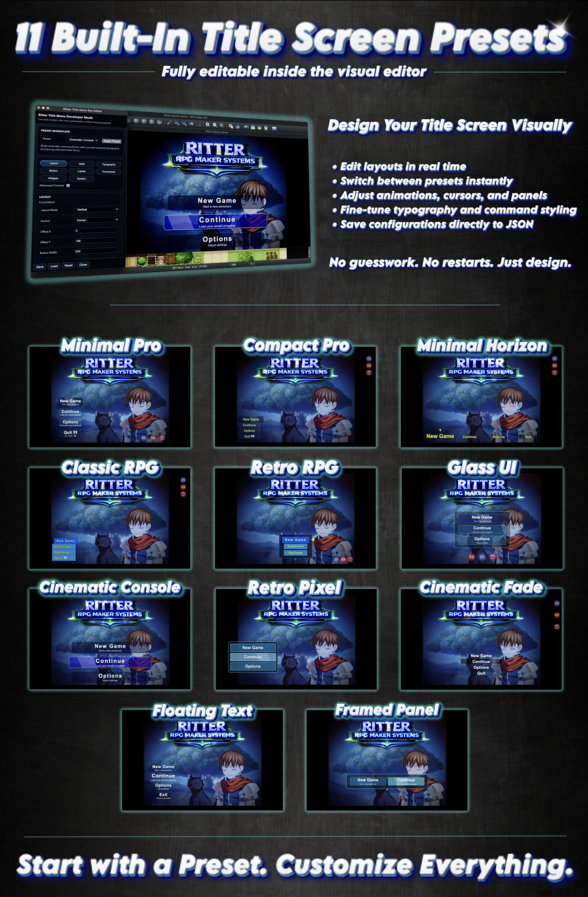 Screenshot 4 for Ritter Title Movie System (RPG Maker MV & MZ)