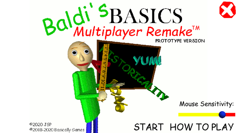 Baldis Basics Multiplayer Remake Prototype By Johnsterspacegames 1292