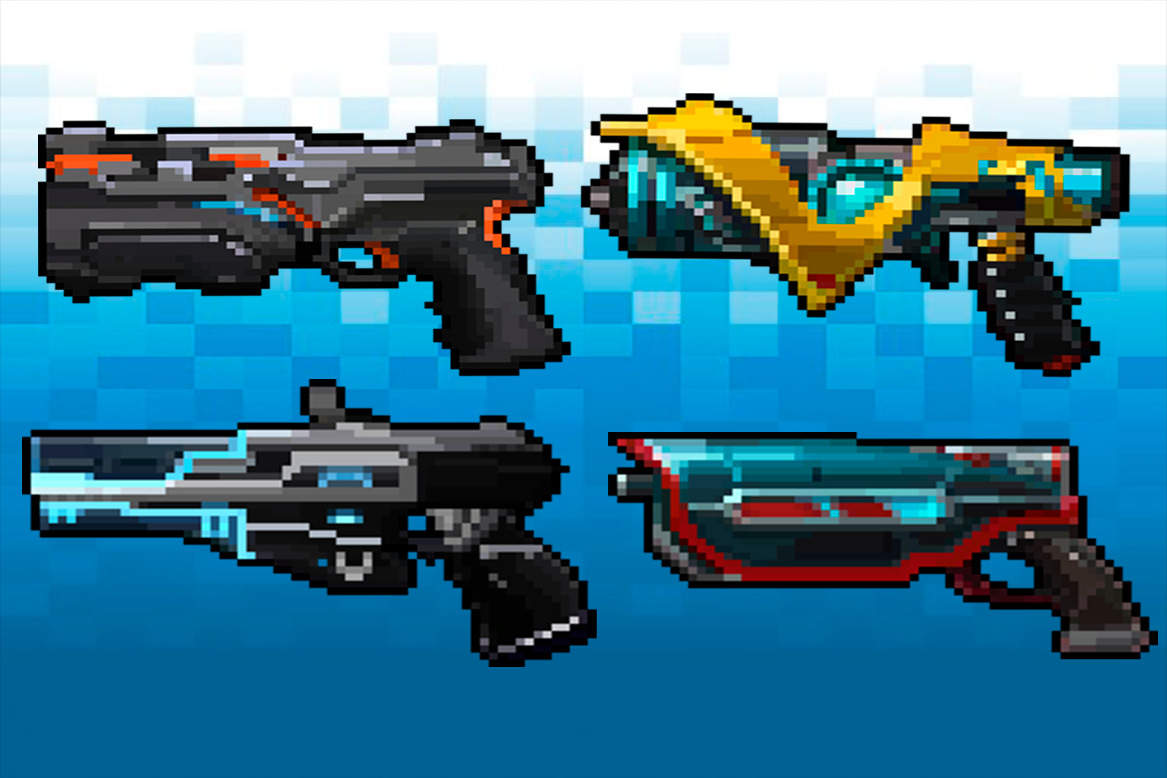 Pixel SciFi Weapon by FXCreator