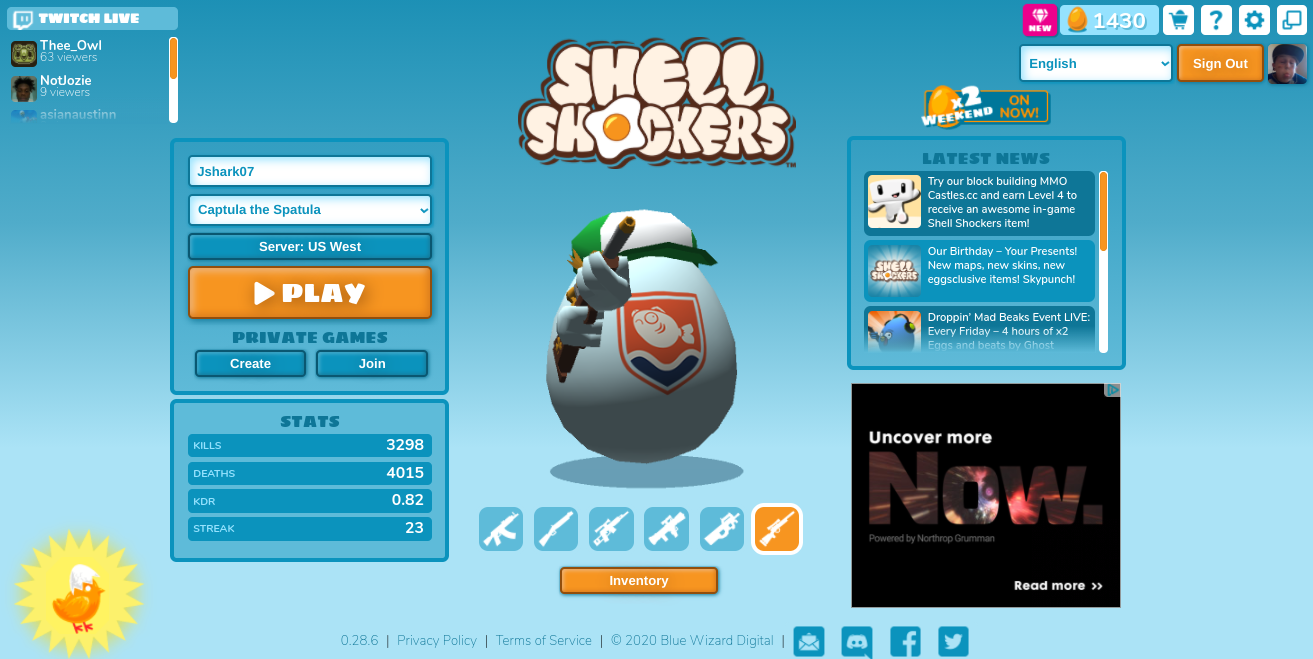 Shell Shockers  HTML5 Game Development