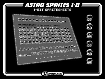 Astro Sprites 1-B By Rumblecade