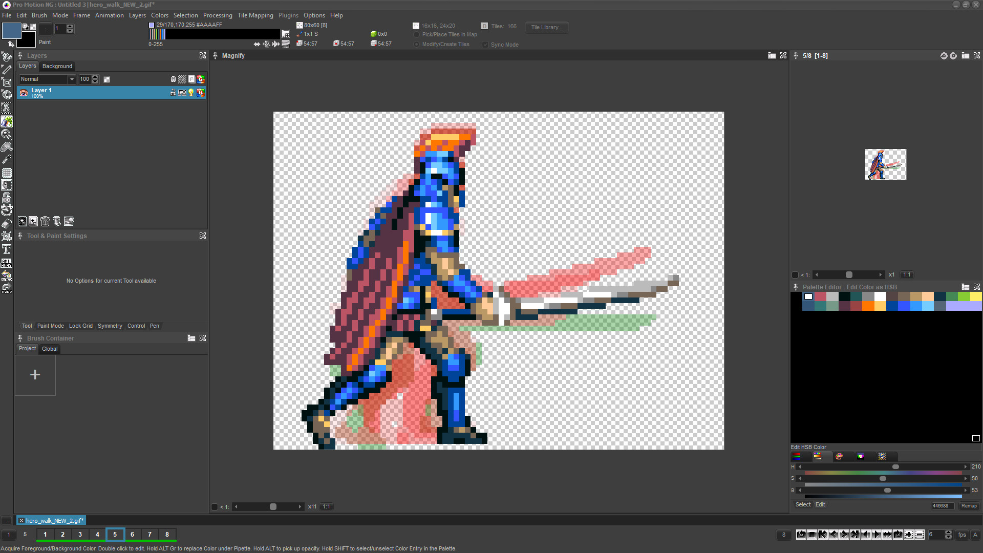 pixel art in krita