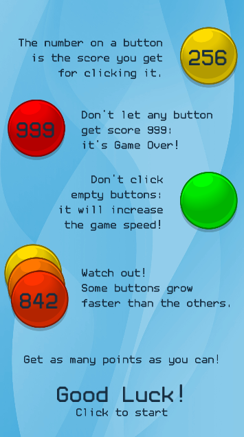 Button Clicker Game by EugeneLoza