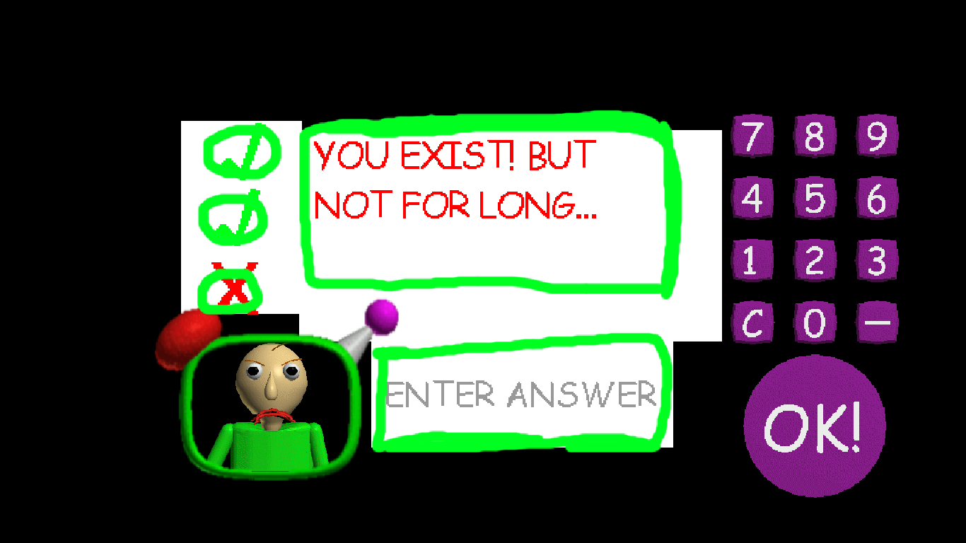 insane mod idea: baldi's basics in 4d multiverse time travel! an endless  mode with multiple timelines and time travel! let's watch players brains  explode when they have to avoid a Baldi that