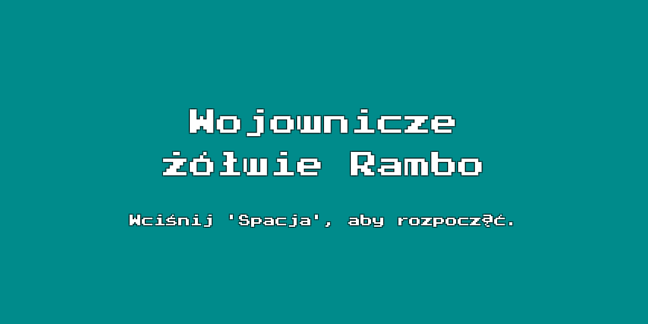 Wojownicze żółwie rambo