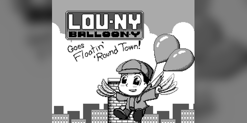 Cover image for Lou-ny Balloon-y Goes Floatin' 'Round Town