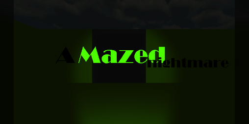 Cover image for A mazed nightmare