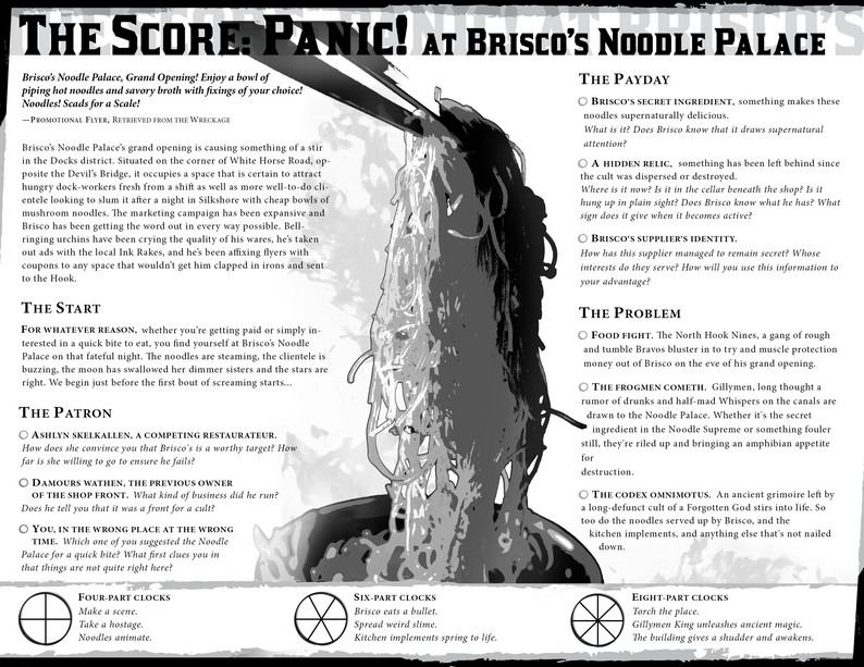 Unofficial Blades in the Dark Score Collection 1 The Hour of Chains