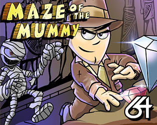 Cover image for Maze Of The Mummy (C64)