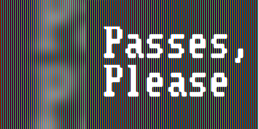 Cover image for Passes, Please