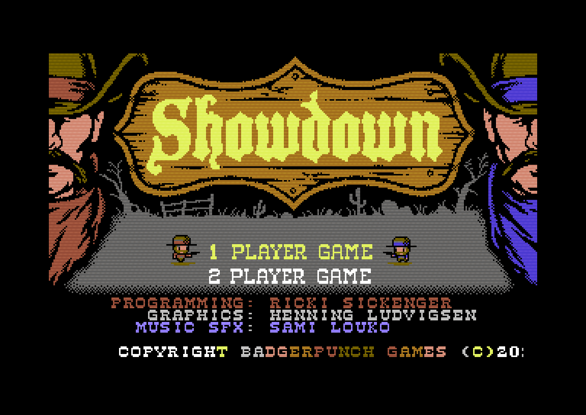 Showdown (C64) by Badgerpunch Games, Henning Ludvigsen