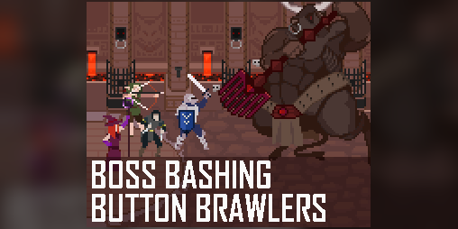 Cover image for Boss Bashing Button Brawlers