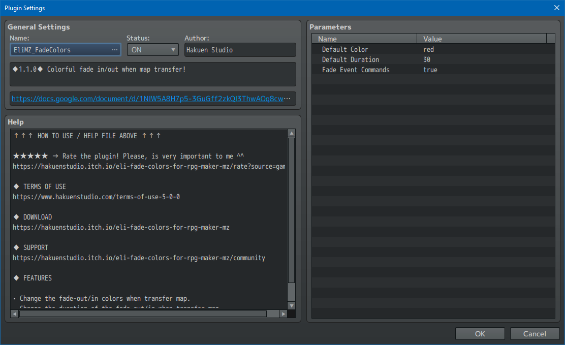 Screenshot 3 for Hakuen Studio Fade Colors for RPG Maker MZ
