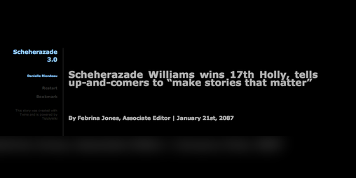 Cover image for Scheherazade 3.0