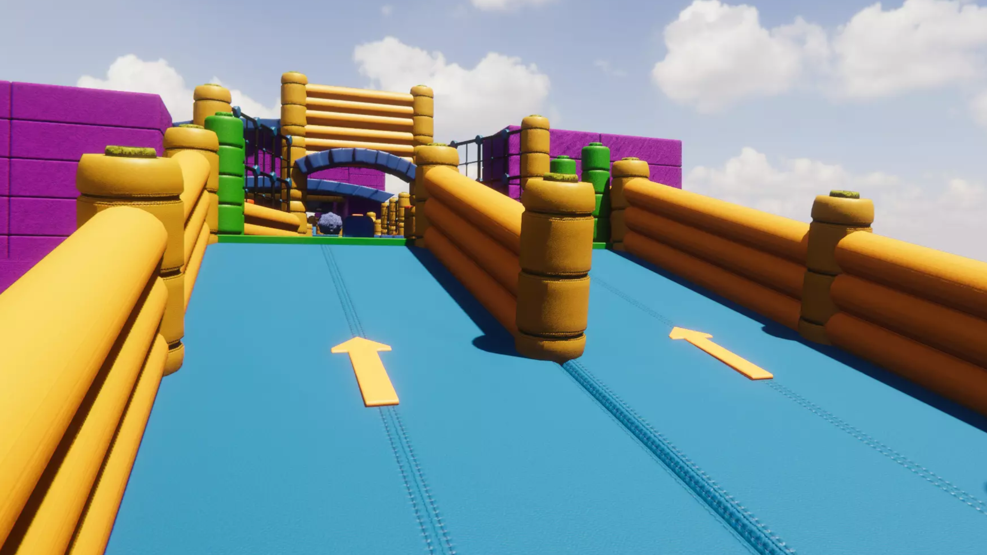 UNITY: Fun Obstacle Course By 3DAssetLibrary.com