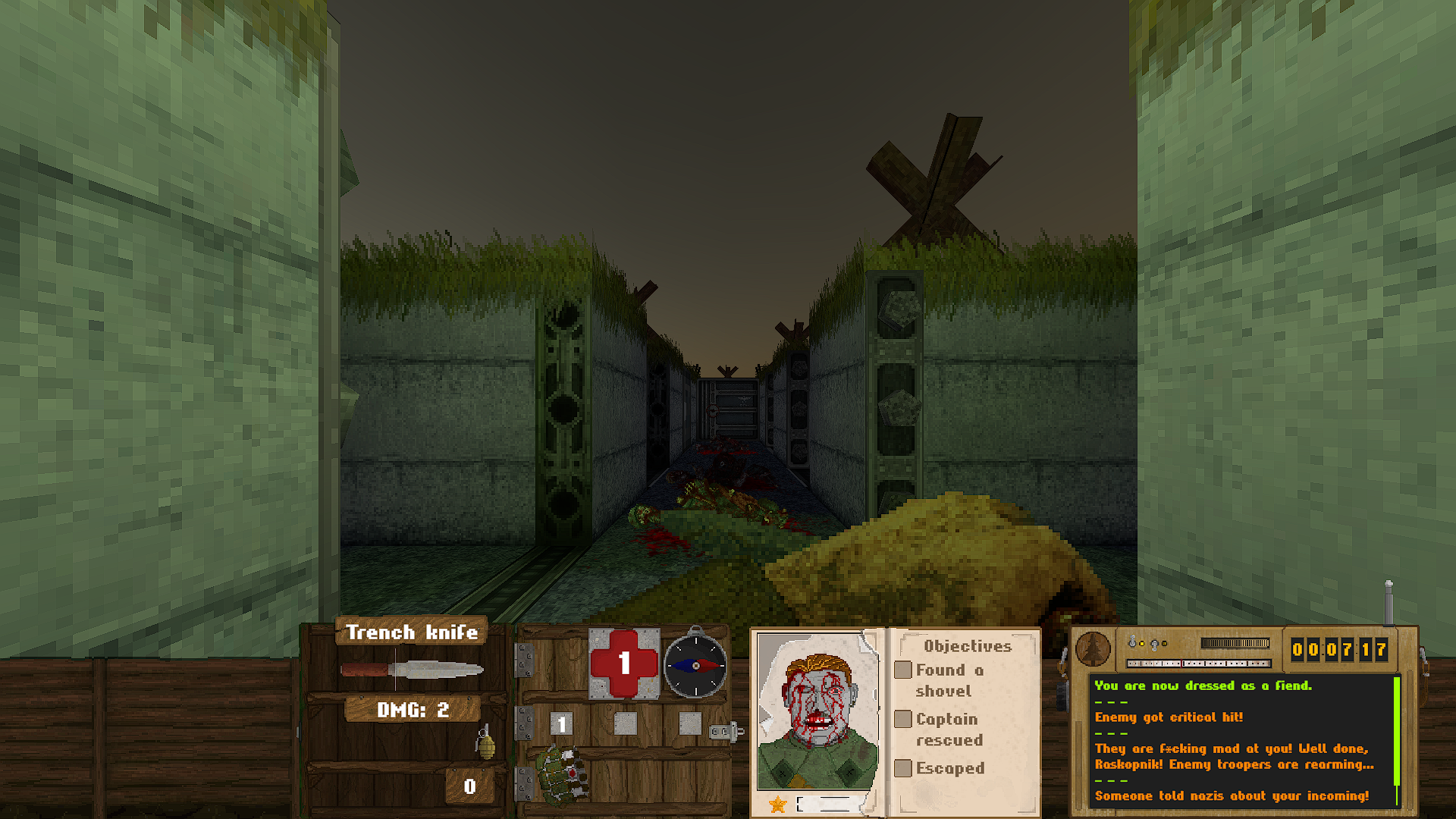 MAJOR UPDATE! Public version 0.085 released! - RASKOPNIK: The Trench Warrior  by myacty, Magmich, spdidi2010, deathdeathdeath