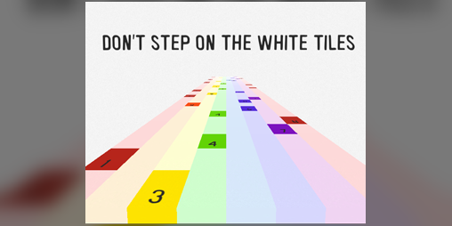 Cover image for Don't Step on the White Tiles - Rainbow Edition